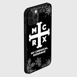 Чехол для iPhone 12 Pro Снежный My Chemical Romance, цвет: 3D-черный — фото 2