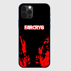 Чехол для iPhone 12 Pro Farcry6 краски красные, цвет: 3D-черный