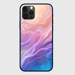 Чехол для iPhone 12 Pro Розовая абстракция, цвет: 3D-черный