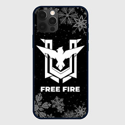 Чехол iPhone 12 Pro Снежный Free Fire