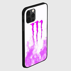 Чехол для iPhone 12 Pro Monster energy neon flame, цвет: 3D-черный — фото 2