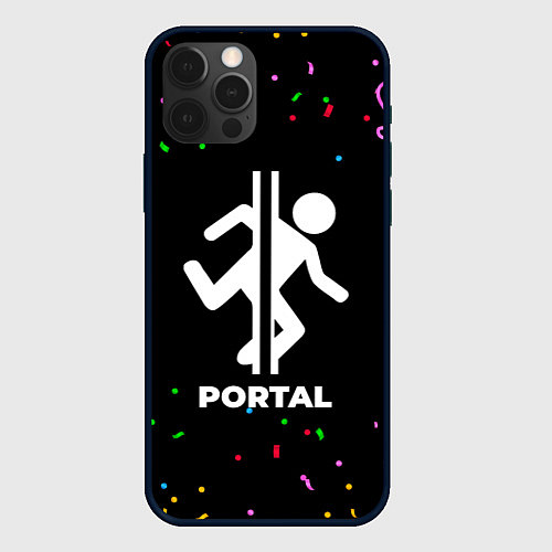 Чехол iPhone 12 Pro Portal конфети / 3D-Черный – фото 1