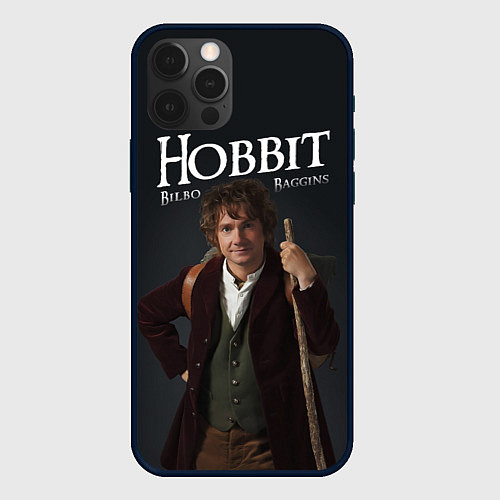Чехол iPhone 12 Pro Бильбо Хоббит / 3D-Черный – фото 1
