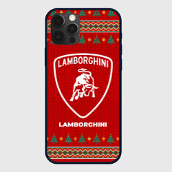 Чехол iPhone 12 Pro Lamborghini new year