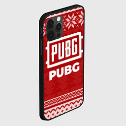 Чехол для iPhone 12 Pro Новогодний PUBG, цвет: 3D-черный — фото 2