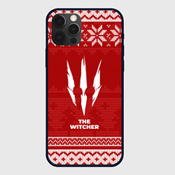 Чехол iPhone 12 Pro Новогодний The Witcher