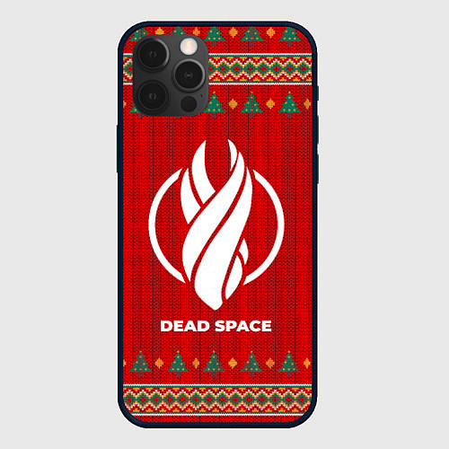 Чехол iPhone 12 Pro Dead Space new year / 3D-Черный – фото 1