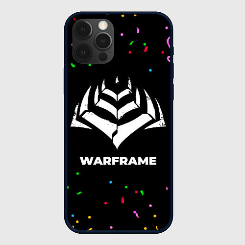 Чехол iPhone 12 Pro Warframe конфети / 3D-Черный – фото 1