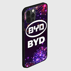 Чехол для iPhone 12 Pro Праздничный BYD, цвет: 3D-черный — фото 2