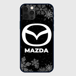 Чехол iPhone 12 Pro Снежный Mazda