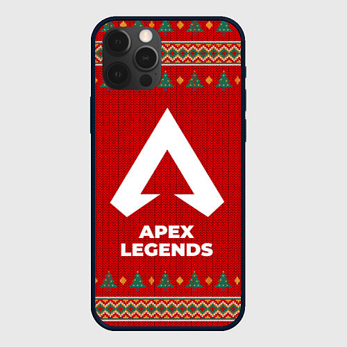 Чехол iPhone 12 Pro Apex Legends new year / 3D-Черный – фото 1