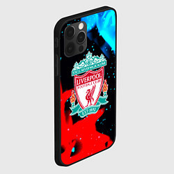 Чехол для iPhone 12 Pro Liverpool fire steel, цвет: 3D-черный — фото 2