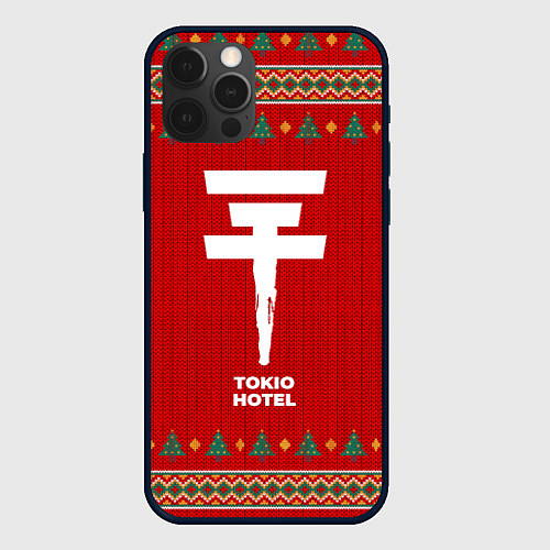 Чехол iPhone 12 Pro Tokio Hotel new year / 3D-Черный – фото 1