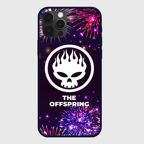 Чехол iPhone 12 Pro Праздничный The Offspring / 3D-Черный – фото 1