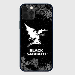 Чехол для iPhone 12 Pro Снежный Black Sabbath, цвет: 3D-черный