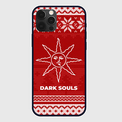 Чехол iPhone 12 Pro Новогодний Dark Souls