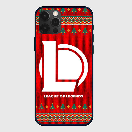 Чехол iPhone 12 Pro League of Legends new year / 3D-Черный – фото 1