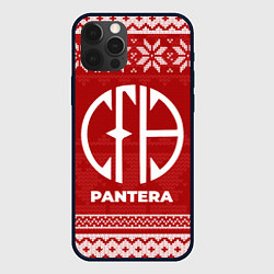 Чехол для iPhone 12 Pro Новогодний Pantera, цвет: 3D-черный