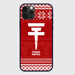 Чехол iPhone 12 Pro Новогодний Tokio Hotel