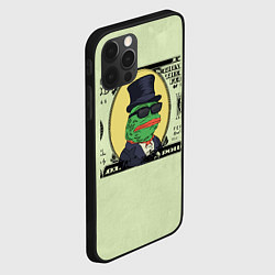 Чехол для iPhone 12 Pro Pepe is the main cryptocurrency, цвет: 3D-черный — фото 2