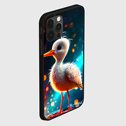 Чехол для iPhone 12 Pro Аистенок, цвет: 3D-черный — фото 2