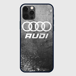 Чехол iPhone 12 Pro Audi - grey gradient