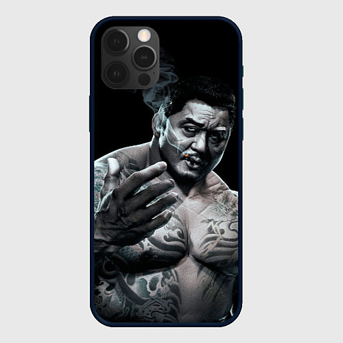 Чехол iPhone 12 Pro Ma Dong Seok - yakudza / 3D-Черный – фото 1