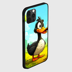 Чехол для iPhone 12 Pro Веселая уточка, цвет: 3D-черный — фото 2