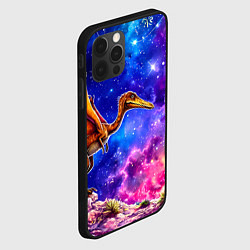 Чехол для iPhone 12 Pro Птерозавр и звездное небо, цвет: 3D-черный — фото 2