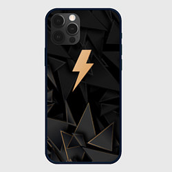 Чехол iPhone 12 Pro AC DC golden poly