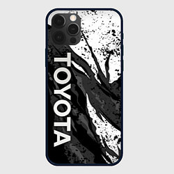 Чехол iPhone 12 Pro Toyota - белый разрыв