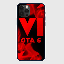 Чехол iPhone 12 Pro GTA 6 - red gradient