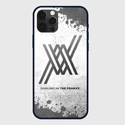 Чехол iPhone 12 Pro Darling in the FranXX - white gradient