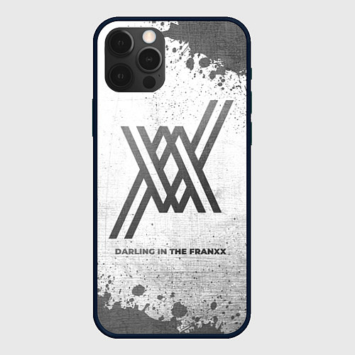 Чехол iPhone 12 Pro Darling in the FranXX - white gradient / 3D-Черный – фото 1