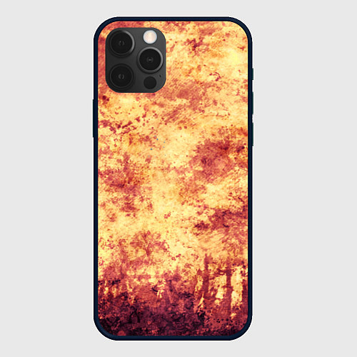 Чехол iPhone 12 Pro Абстракция - calm fire / 3D-Черный – фото 1