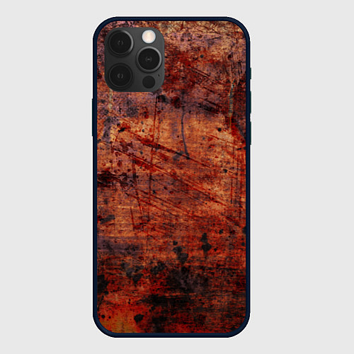 Чехол iPhone 12 Pro Абстракция - rusty mood / 3D-Черный – фото 1