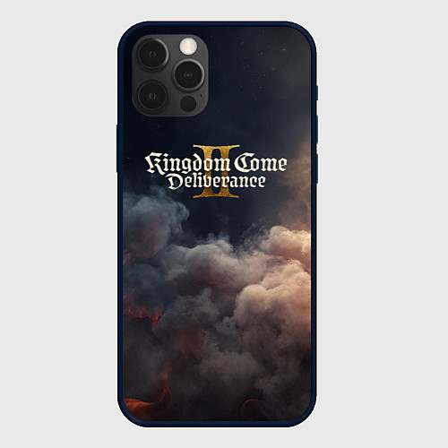 Чехол iPhone 12 Pro Kingdom Come Deliverance 2 лого / 3D-Черный – фото 1
