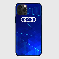 Чехол iPhone 12 Pro Audi blue poly