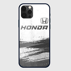 Чехол iPhone 12 Pro Honda - white gradient посередине