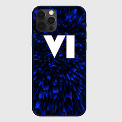 Чехол iPhone 12 Pro GTA 6 blue energy