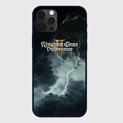 Чехол iPhone 12 Pro Kingdom Come Deliverance 2 логотип игры