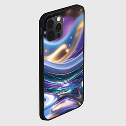 Чехол для iPhone 12 Pro Космическая краска, цвет: 3D-черный — фото 2