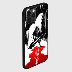 Чехол для iPhone 12 Pro Assassins creed shadows - два ассасина, цвет: 3D-черный — фото 2