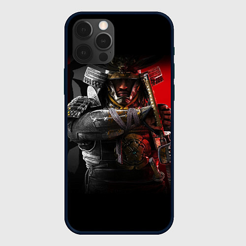 Чехол iPhone 12 Pro Ассасинс Крид Тени / 3D-Черный – фото 1