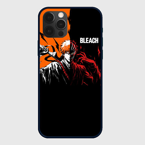 Чехол iPhone 12 Pro Bleach Ичиго Куросаки / 3D-Черный – фото 1