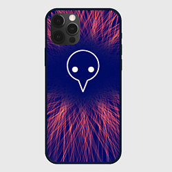 Чехол iPhone 12 Pro Evangelion red energy