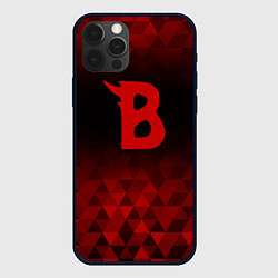 Чехол iPhone 12 Pro Beastars red poly