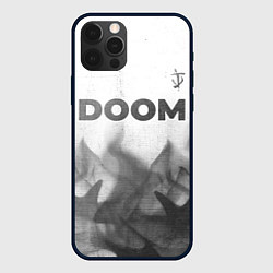 Чехол iPhone 12 Pro Doom - white gradient посередине