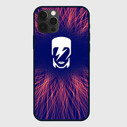 Чехол для iPhone 12 Pro David Bowie red energy, цвет: 3D-черный