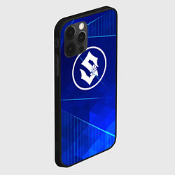 Чехол для iPhone 12 Pro Sabaton blue poly, цвет: 3D-черный — фото 2